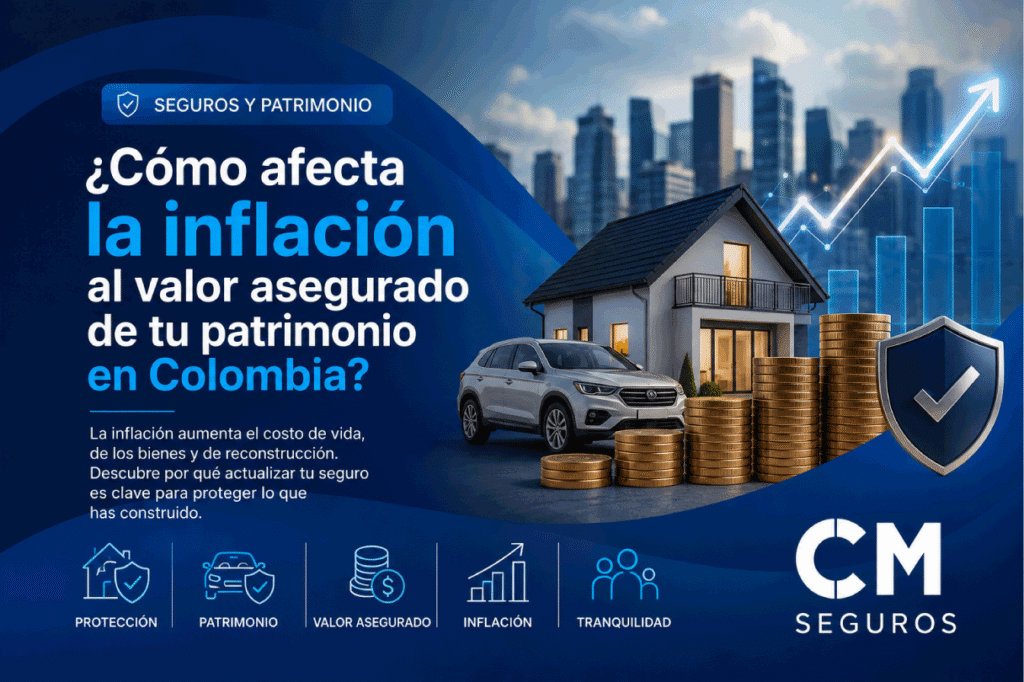 ¿Cómo afecta la inflación al valor asegurado de tu patrimonio en Colombia?